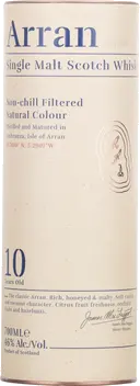 THE ARRAN 10YR NON CHILLFILTER SGL MALT