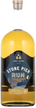 THREE OF STRONG SPIRITS STONE PIER RUM