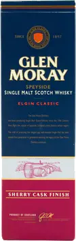GLEN MORAY SHERRY CASK SCOTCH WHISKEY