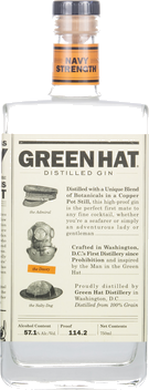 GREEN HAT NAVY STRENGTH DISTILLED GIN