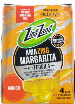 ZING ZANG MANGO MARGARITA 4 PACK RTD