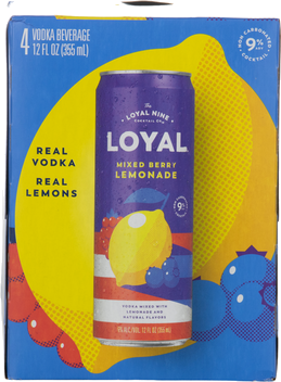 LOYAL 9 MIXED BERRY LEMONADE 4PK