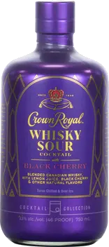CROWN ROYAL WHISKEY SOUR W BLACK CHERRY