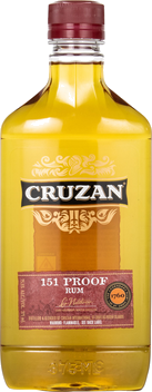 CRUZAN 151 PRF AGED RUM PET