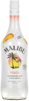 MALIBU PEACH CARIBBEAN RUM &amp; PEACH LIQ