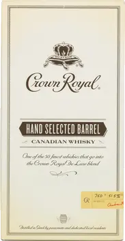 CROWN ROYAL HAND SELECTED BARREL