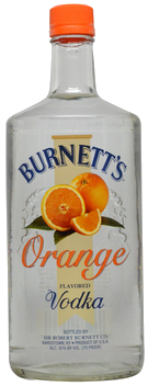 BURNETTS ORANGE  VODKA