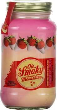 OLE SMOKY WHITE CHOCO STRAW MOONSHINE