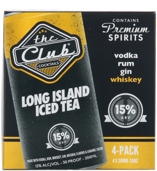 CLUB COCKTAILS LONG ISLAND ICED TEA 4PK