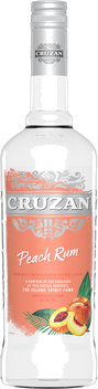 CRUZAN PEACH RUM PET