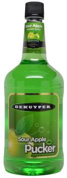 DEKUYPER PUCKER SOUR APPLE SCHNAPPS