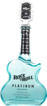 ROCK N ROLL PLATINUM BLUE GUITAR TEQUILA