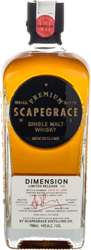 SCAPEGRACE DIMENSION NZ SINGLE MALT WSKY