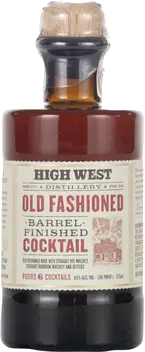 HIGH WEST OLD FASHIONED BARREL FINISH