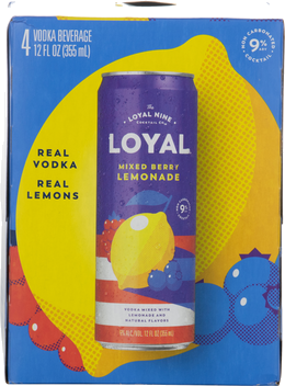 LOYAL 9 MIXED BERRY LEMONADE 4PK