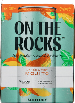 ON THE ROCKS MANGO MINT MOJITO 4PK