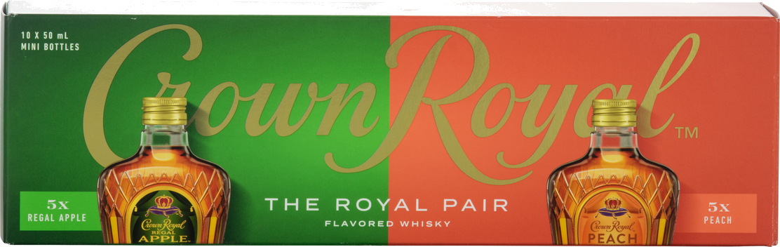 CROWN ROYAL 10PK PEACH&amp;APPLE