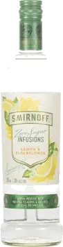 SMIRNOFF ZERO SUGAR LEMON &amp; ELDERFLOWER