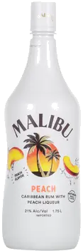 MALIBU PEACH CARIBBEAN RUM &amp; PEACH LIQ