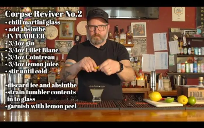 Happy Hour with Spencer Albee - Gin Month - Corpse Reviver