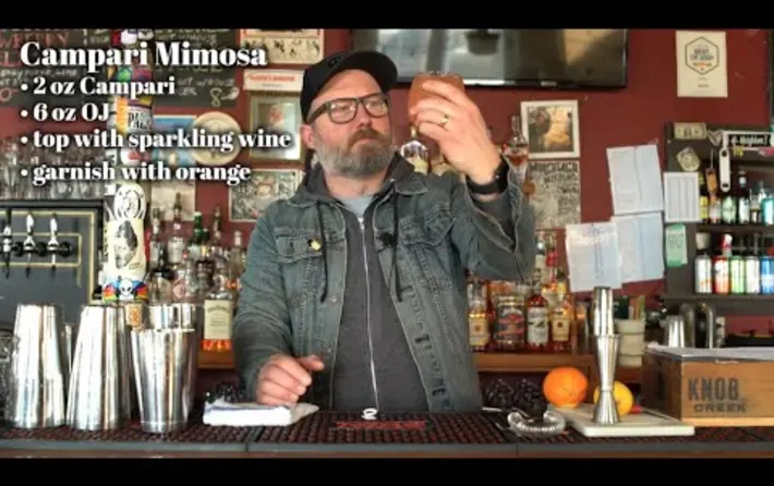 Happy Hour with Spencer Albee - Campari Mimosa