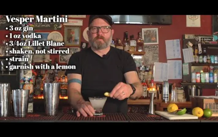 Happy Hour with Spencer Albee - Gin Month - Vesper Martini