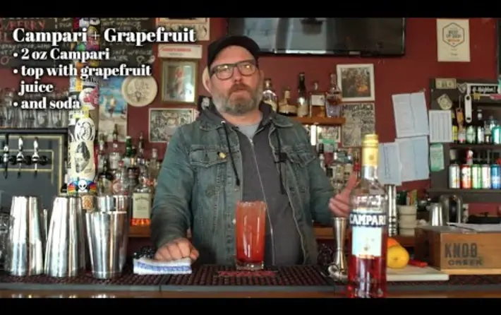 Happy Hour with Spencer Albee - Campari and Grapefruit