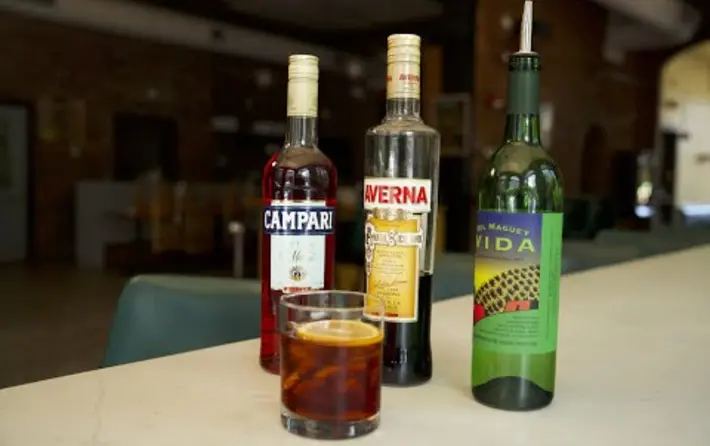 Happy Hour with Spencer Albee - Mezcal Negroni