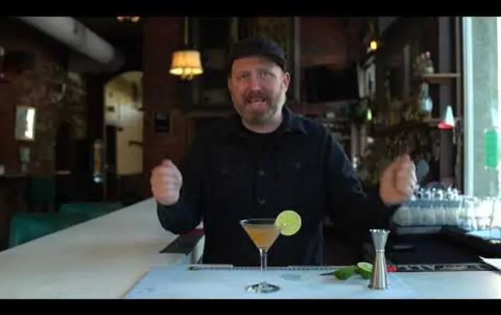 Happy Hour with Spencer Albee - Pimms Gimlet