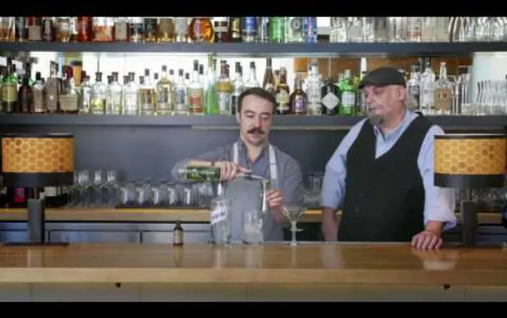 Splashed - the Dirigo with Tree Spirits Absinthe and Bimini Gin