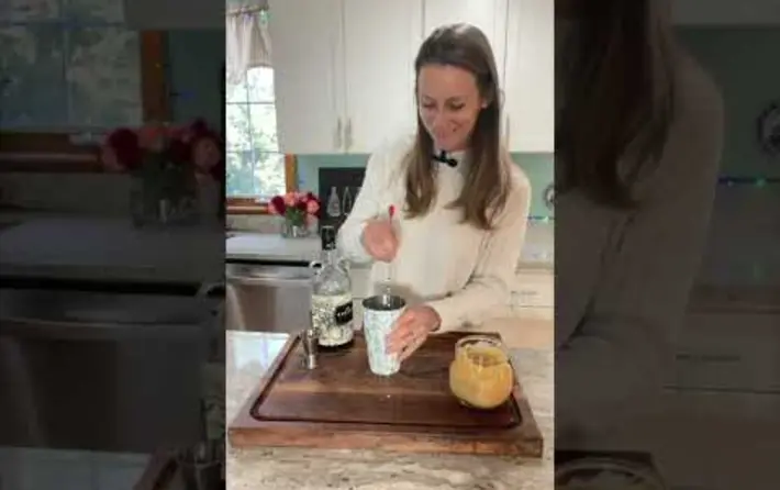 Cocktails with Katya - Candy Cane Martini