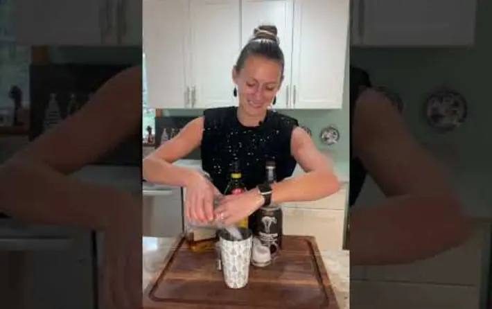 Cocktails with Katya - The Almond Snowcap