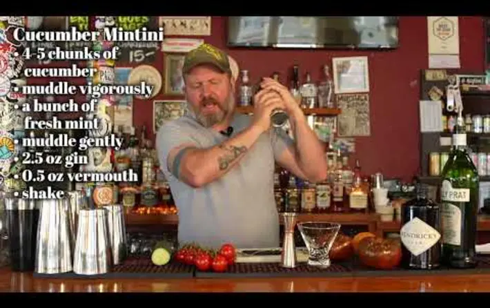 Happy Hour With Spencer Albee - Cucumber Mintini