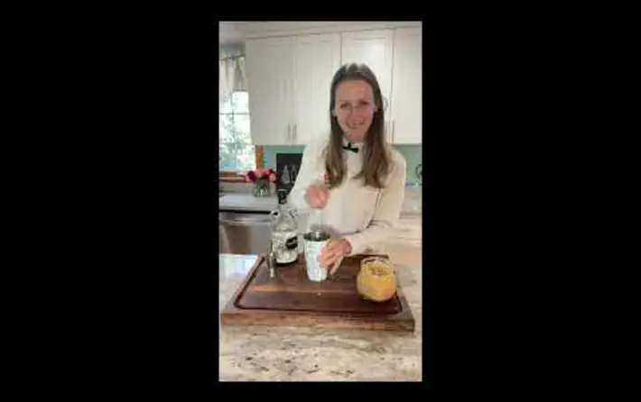Cocktails with Katya - Salted Caramel Eggnog