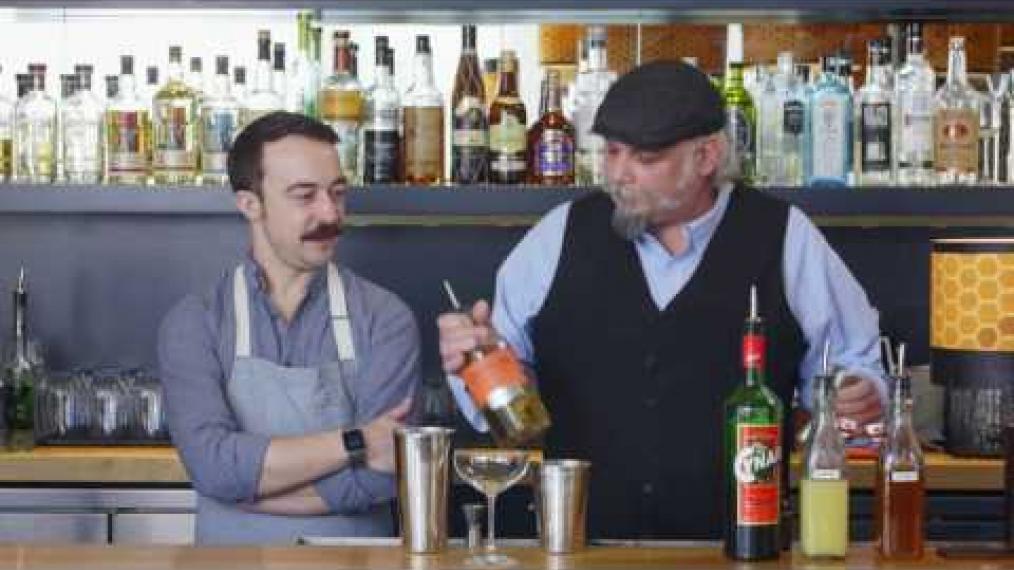 John Myers and John Myers make "the Hamlindigo" with Chesuncook Botanical Spirit!