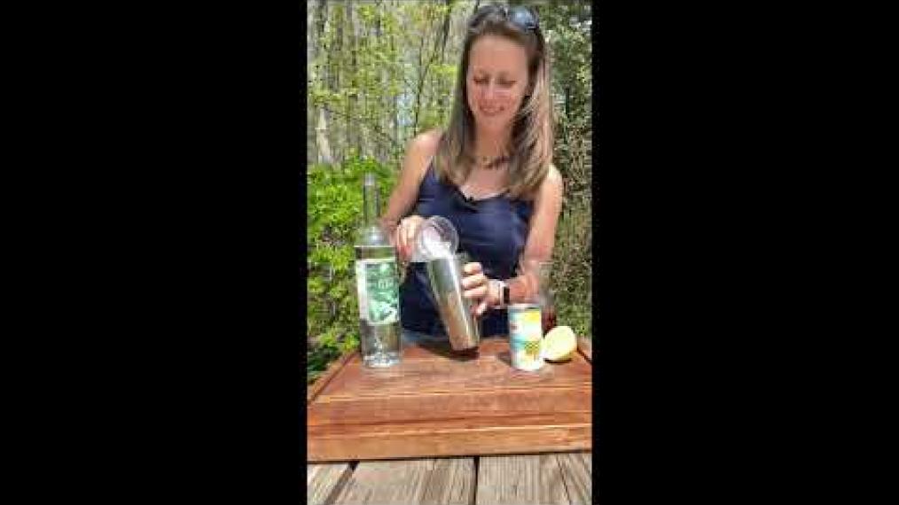 Grab your homemade grenadine from last week’s video & let’s make an Azalea cocktail!