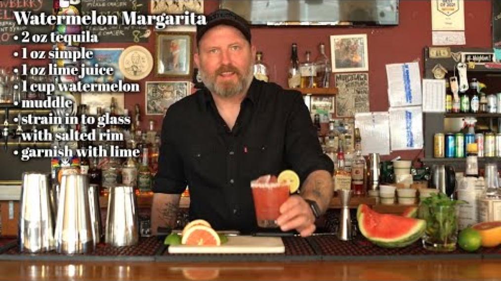 Perfect for your Summer BBQ, Spencer shows us two ways to make a Watermelon Margarita!