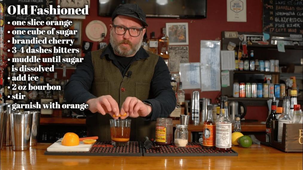 January on Happy Hour is all things Bitters. This week Spencer is making an Old Fashioned.