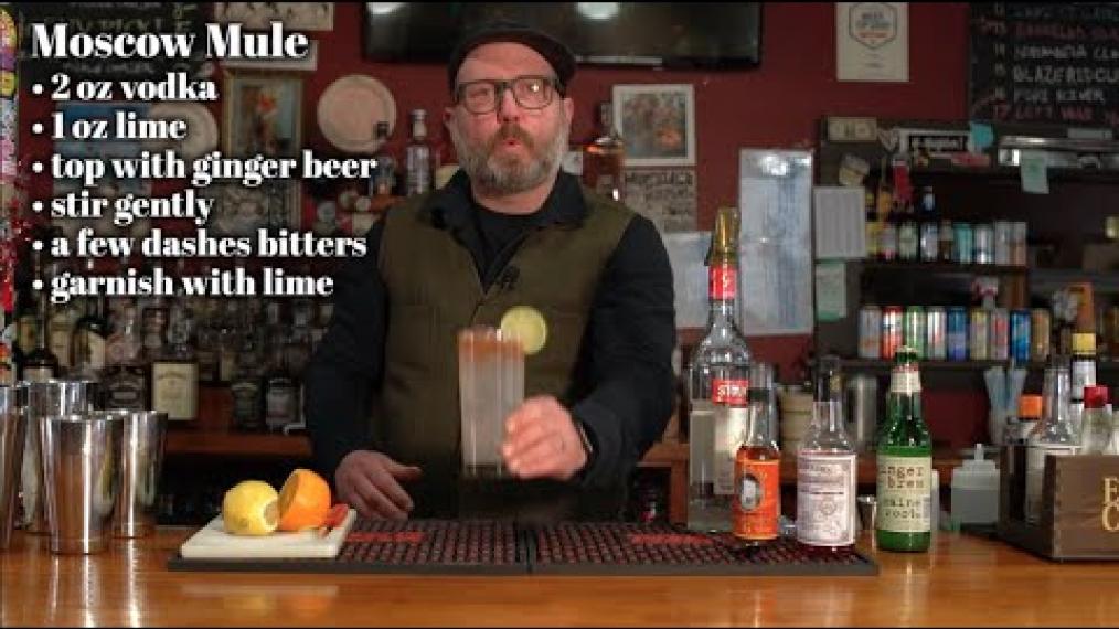 All it takes is 2-3 dashes of bitters to make this Moscow Mule pop! Join Spencer this week for Happy Hour and enjoy this classic cocktail.