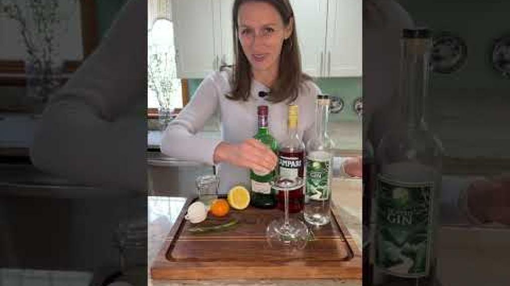 “Infuse your glass” with Katya’s Smoked Rosemary Negroni Sour 