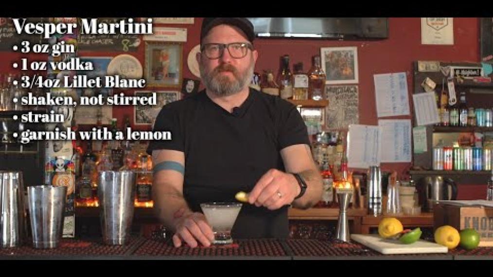 The Vesper Martini was made famous by James Bond & is now featured on this week’s Happy Hour with Spencer Albee!