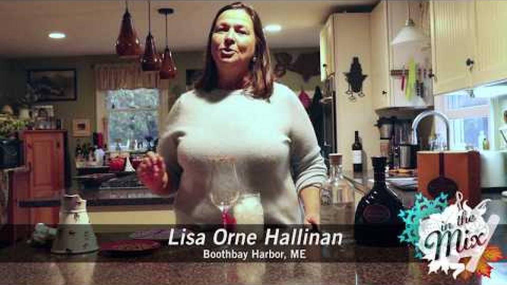 We join Lisa Orne Hallinan in Boothbay to learn how to make the Candy Cane Cocktail! 