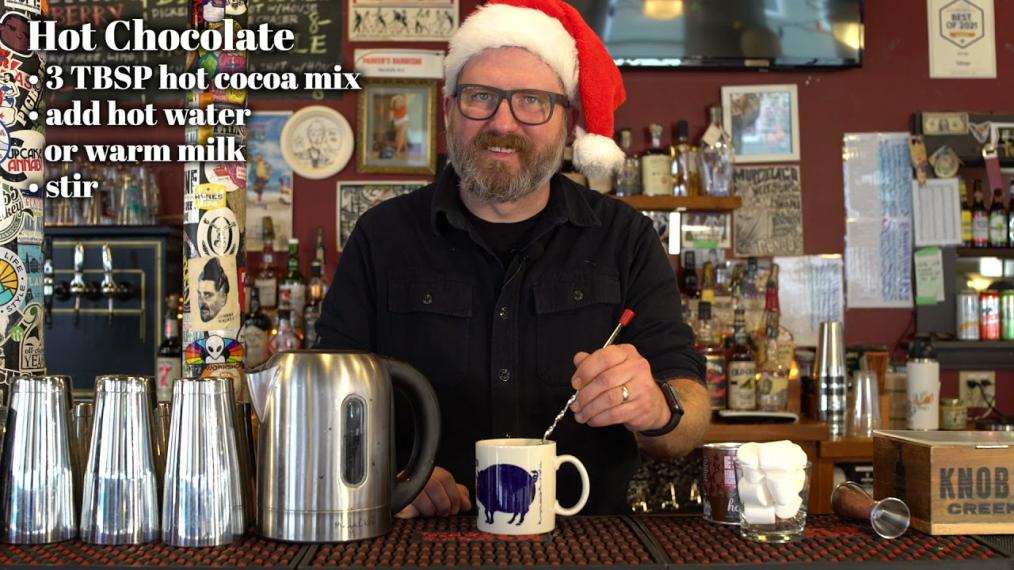 This week on Happy Hour - Holiday Edition - our friend Spencer takes an ordinary ole hot chocolate and elevates it! Happy Holidays!