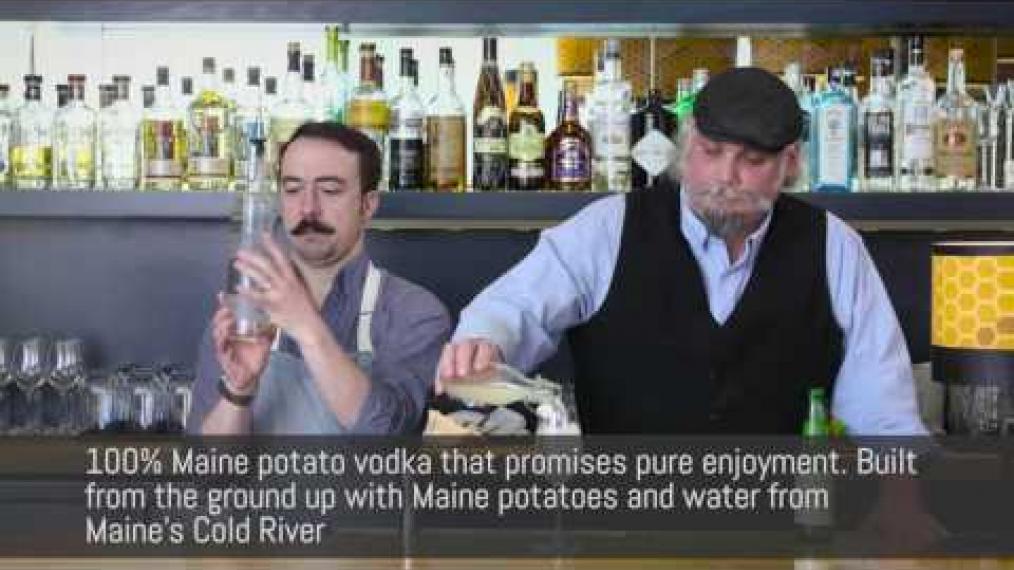 John Myers and John Myers make "the Bright and Sunny" with Cold River Vodka!