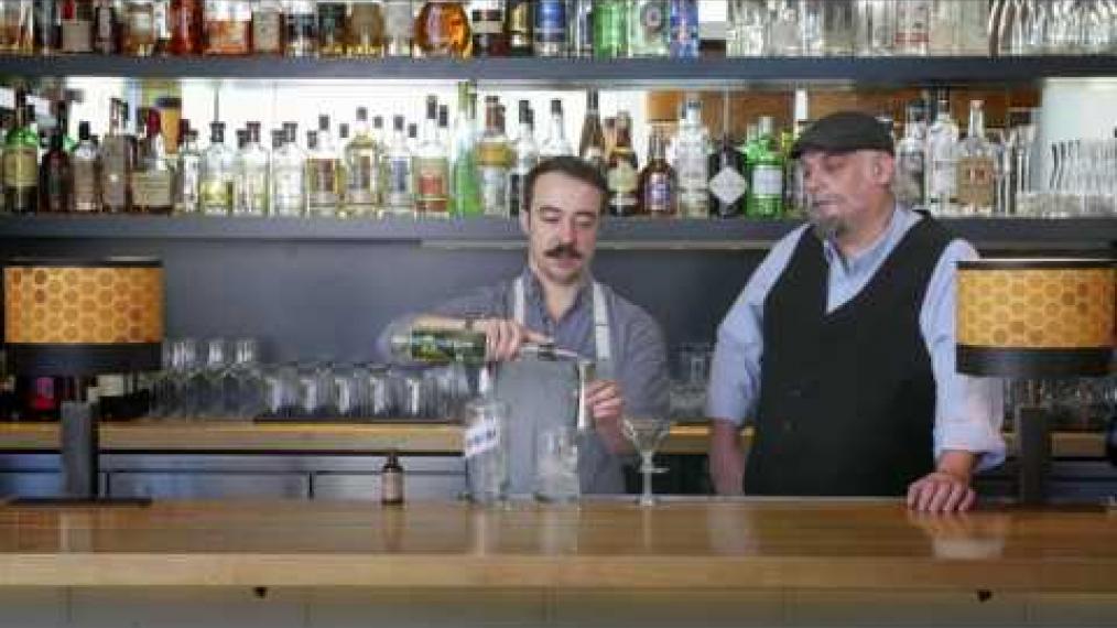 John Myers and John Myers make "the Dirigo" with Tree Spirits Absinthe and Bimini Gin!